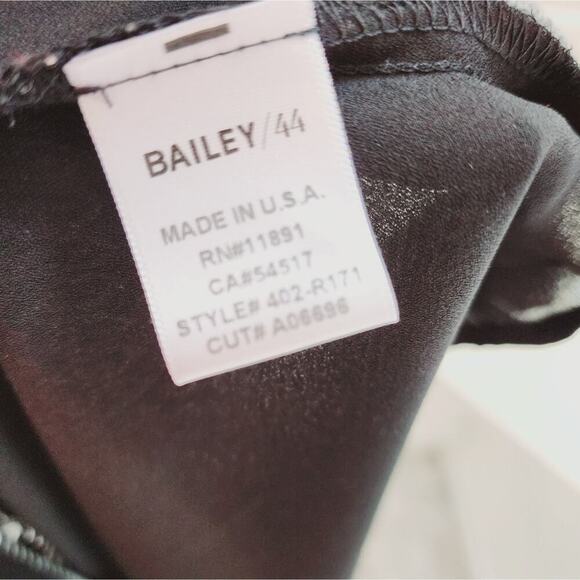 BAILEY 44 BLACK/WHITE SLEEVELESS BUTTON DOWN DRESS SIZE SMALL - Picture 8 of 9